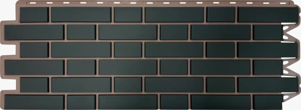 Фасадная панель Альта-Профиль, Кирпич Клинкерный, Графит купить в Краснодаре