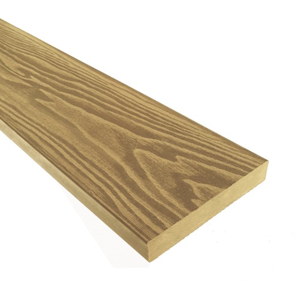 Террасная доска из ДПК Terrapol Смарт 3D Полнотелая без паза Дуб Севилья купить в Краснодаре