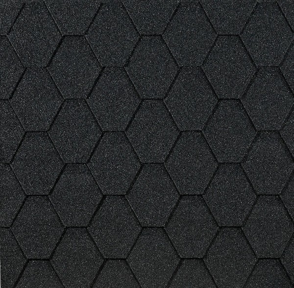 Гибкая черепица EURASIA Docke, Коллекция ШЕСТИГРАННИК Серый купить в Краснодаре