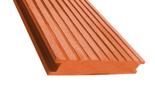Террасная доска из ДПК ECODECKING Premium Терракот купить в Краснодаре
