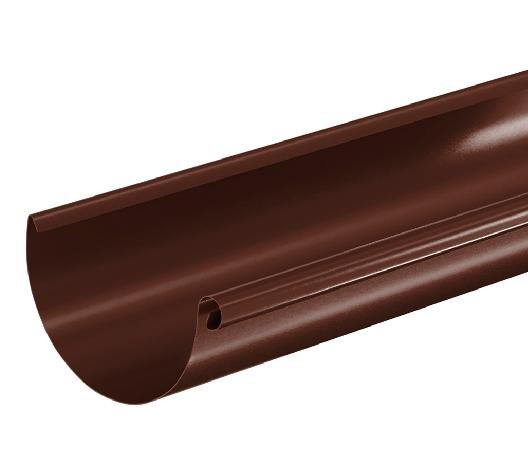 Водосток Aquasistem, система 150/100 - Водосточный желоб 3.00м RAL 8017 Коричневый купить в Краснодаре