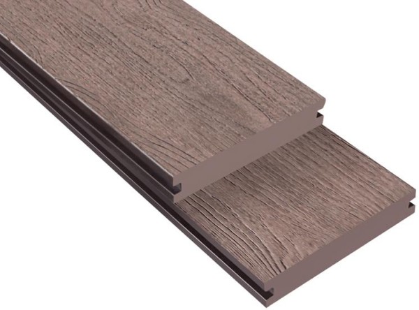 Террасная доска ДПК Outdoor 3D полнотелая NEVADA/CALIFORNIA BROWN коричневая микс купить в Краснодаре