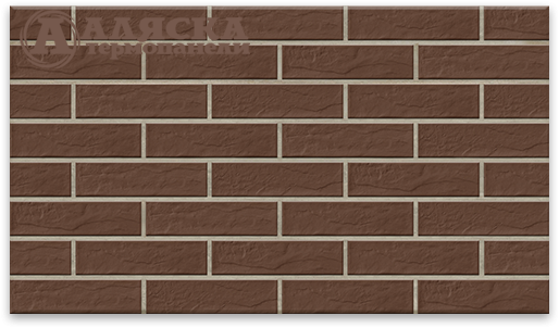 Фасадные Термопанели Аляска Braun Rustic купить в Краснодаре