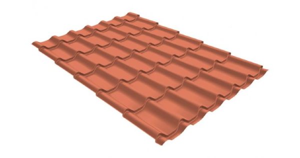 Металлочерепица классик GL 0,5 Quarzit Cuprum Steel купить в Краснодаре