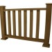 Ограждения из ДПК WOODVEX Кофе купить в Краснодаре