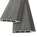 Заборная панель шип-паз EasyDecking Wood-Х 146х20 Серый купить в Краснодаре