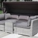 Диван-Трансформер AFINA плетеный из иск. ротанга AFM-320G Grey купить в Краснодаре