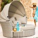 Диван-Трансформер AFINA плетеный из иск. ротанга AFM-325 Beige купить в Краснодаре