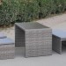 Диван-Трансформер AFINA плетеный из иск. ротанга S330G-W78 Grey купить в Краснодаре