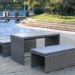 Диван-Трансформер AFINA плетеный из иск. ротанга S330G-W78 Grey купить в Краснодаре