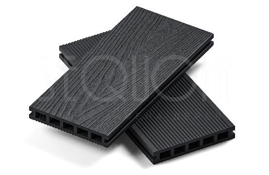 Доска террасная ДПК 3D SEQUOIA Evolution WOOD BLACK купить в Краснодаре