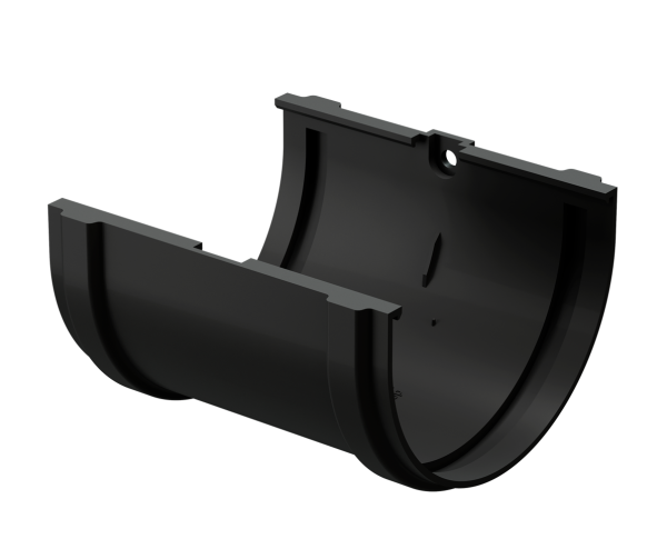 Соединитель желоба Docke Premium ПВХ - Карбон купить в Краснодаре