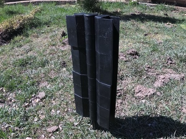 Угловой элемент поворотный, пластиковый от 60° до 300° для доски 300х30 мм из ДПК чёрный Holzhof купить в Краснодаре