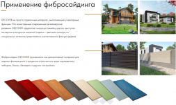 Фибросайдинг DECOVER 3600 x 190 x 8 мм Tinto