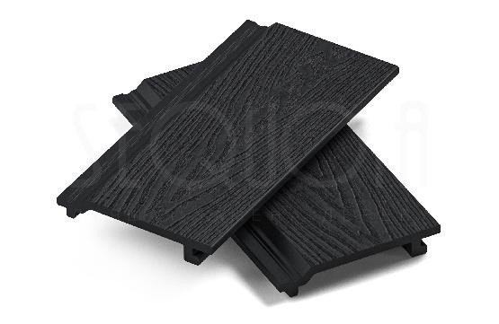 Доска фасадная ДПК 3D SEQUOIA Evolution WOOD BLACK купить в Краснодаре
