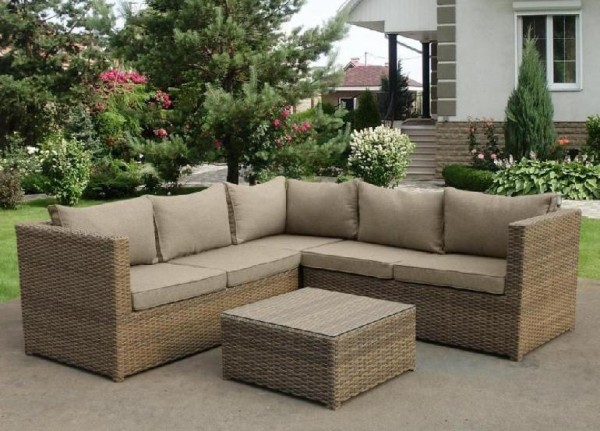 Комплект мебели AFINA плетеной из иск. ротанга YR825B Beige купить в Краснодаре