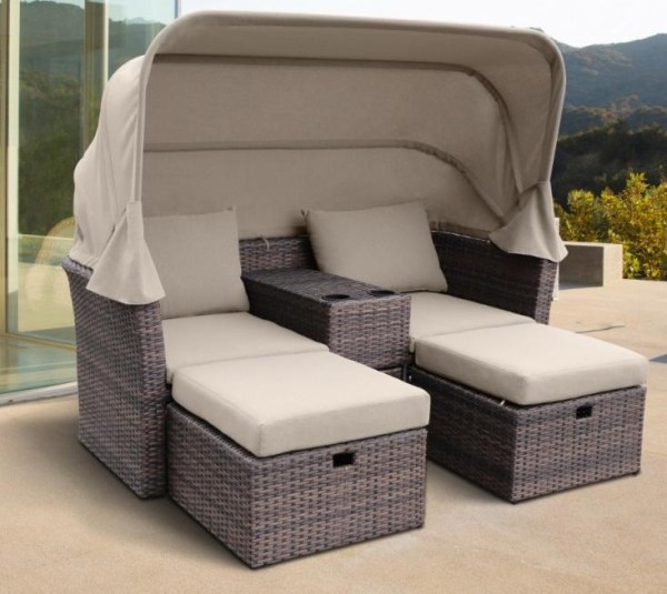 Комплект мебели AFINA плетеной из иск. ротанга AFM-330B Brown купить в Краснодаре