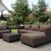 Комплект мебели AFINA плетеной из иск. ротанга YR821A Brown/Beige купить в Краснодаре