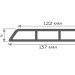 Доска Ромбус 3D ДПК Outdoor STORM GREY серая микс купить в Краснодаре