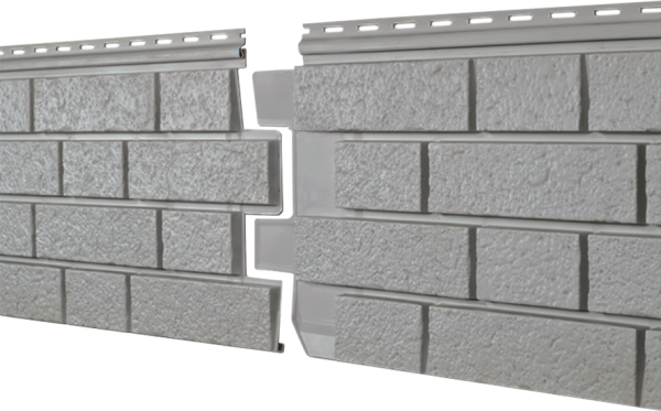 Фасадная панель Ю-пласт Стоун Хаус S-Lock Клинкер Нордик дым купить в Краснодаре