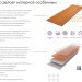 Фибросайдинг DECOVER 3600 x 190 x 8 мм Bordo купить в Краснодаре