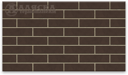 Фасадная Термопанели Аляска Amsterdam brown купить в Краснодаре