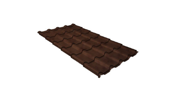 Металлочерепица камея 0,45 Safari Twincolor Brown купить в Краснодаре