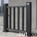 Ограждение из ДПК Outdoor Классик 3D STORM чёрный купить в Краснодаре