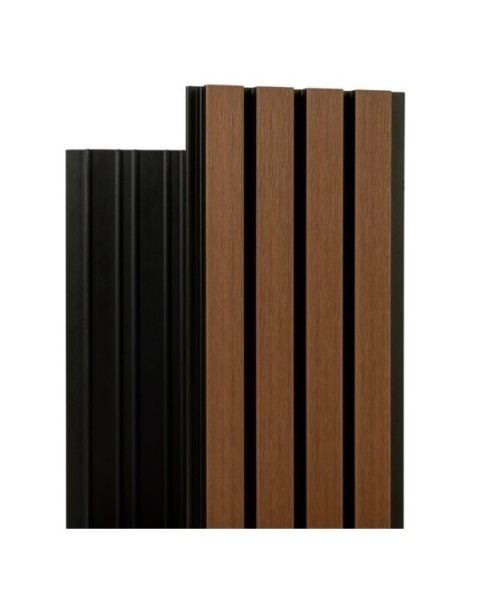 Фасадная реечная панель Ecodecking Скай коэкструзия 200х20х3000 Тик купить в Краснодаре Фасадная реечная панель Ecodecking Скай коэкструзия 200х20х3000 Тик купить в Краснодаре