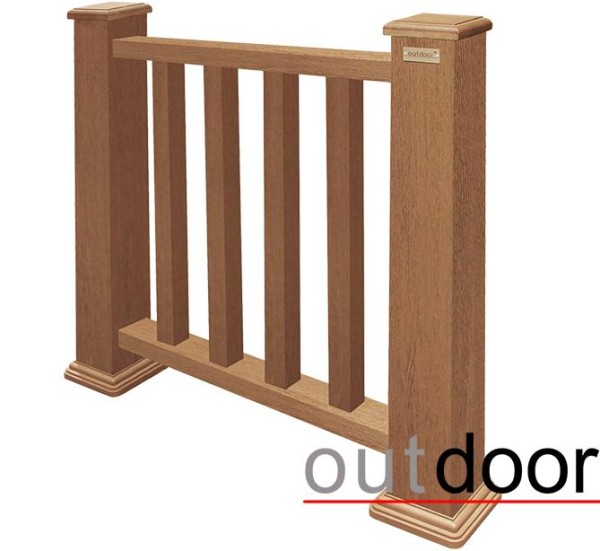 Ограждение из ДПК Outdoor Классик 3D STORM дуб купить в Краснодаре