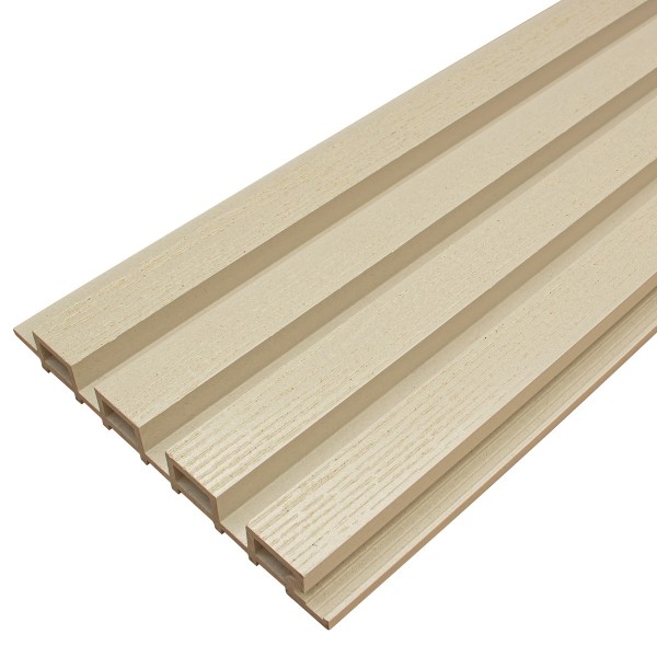 Фасадная доска из ДПК Faynag Wood Рейка Слоновая кость купить в Краснодаре