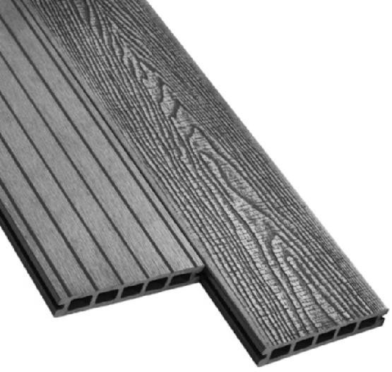 Террасная доска ДПК Deckart Аntique Графит купить в Краснодаре