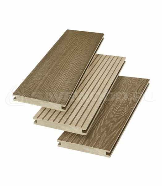 Террасная доска SW Fraxinus (R) полнотелая «SaveWood» Тик купить в Краснодаре