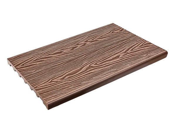 Ступень полнотелая из ДПК Deckart Step 3D Махагон купить в Краснодаре