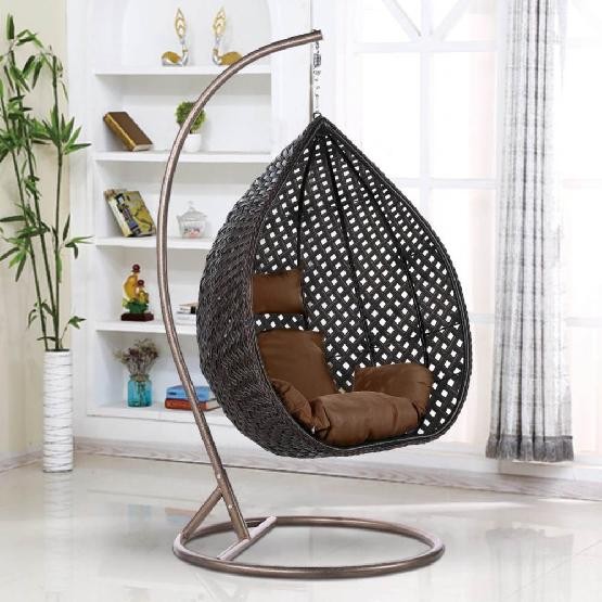 Кресло Подвесное из искусственного ротанга AFM-250B-L Brown купить в Краснодаре