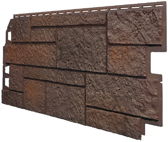 Фасадная панель VOX Sandstone (Сандстоун) темно коричневый купить в Краснодаре