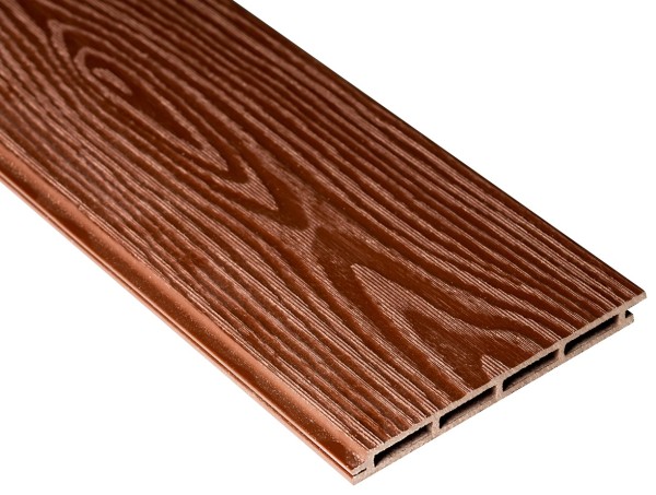 Фасадная доска из ДПК 3D Faynag - Шоколад купить в Краснодаре