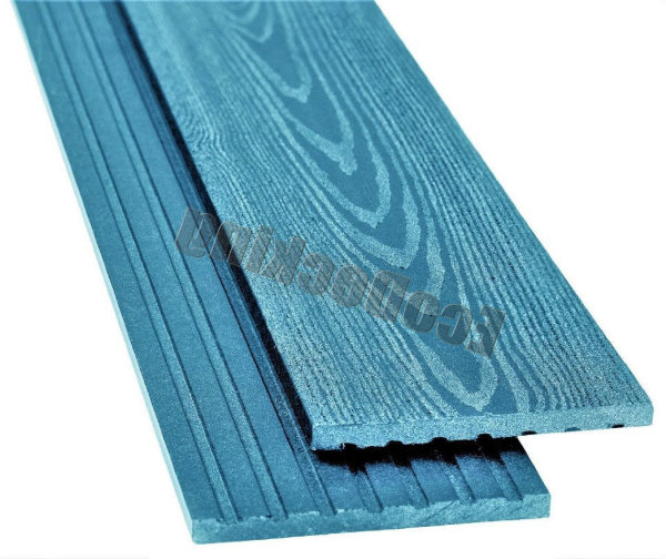 Заборная доска   из ДПК ECODECKING Лазурь купить в Краснодаре
