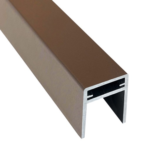 П-профиль Алюминиевый EasyDecking 35x25 Венге купить в Краснодаре