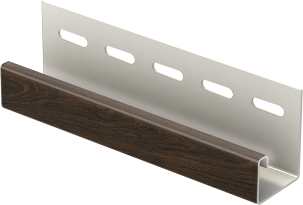 J-планка к Софиту PRO Тёмный орех купить в Краснодаре