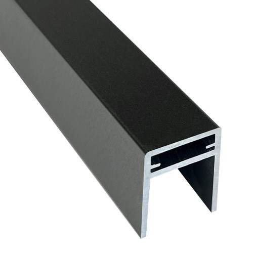 П-профиль Алюминиевый EasyDecking 35x25 Черное дерево купить в Краснодаре