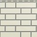 Фасадная панель Альта-Профиль, Кирпич Клинкерный, Белый купить в Краснодаре