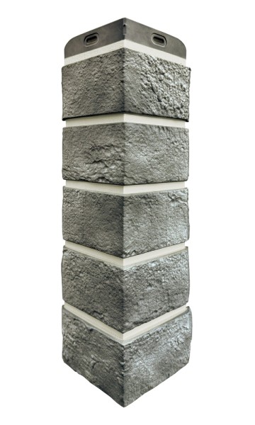 Угол Grand Line состаренный кирпич Элит гранит, ШОВ белый купить в Краснодаре