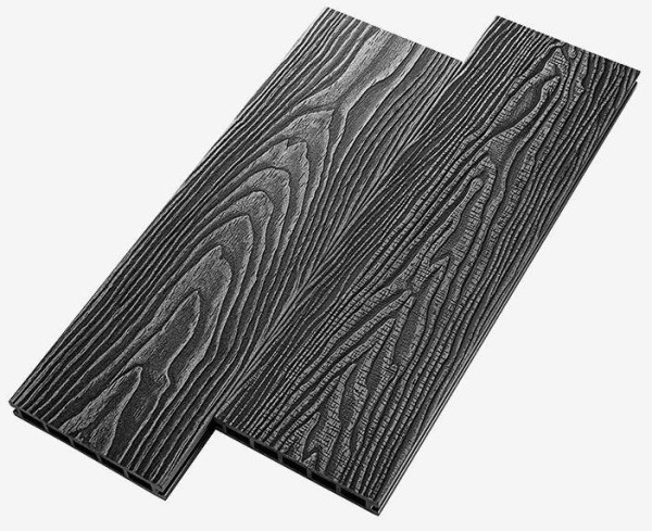 Террасная доска из ДПК RusDecking Unodeck Vintage - Графит купить в Краснодаре