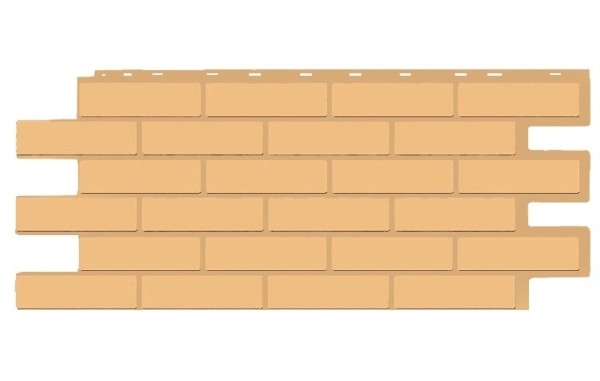 Фасадная панель T-Siding Кирпич Модерн Эко Крем купить в Краснодаре