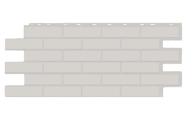 Фасадная панель T-Siding Кирпич Модерн Эко Уайт купить в Краснодаре