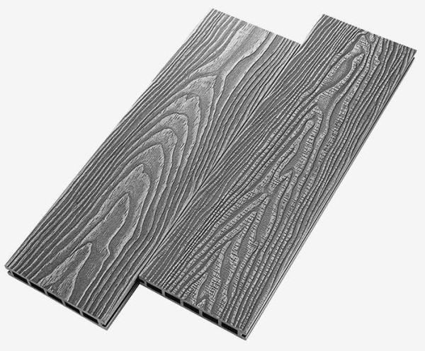 Террасная доска из ДПК RusDecking Unodeck Vintage - Серый купить в Краснодаре