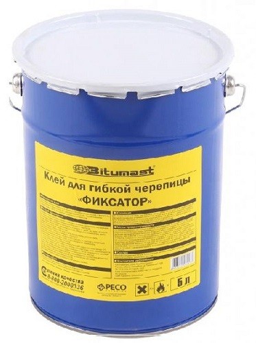 Клей для гибкой черепицы BITUMAST 5 л купить в Краснодаре