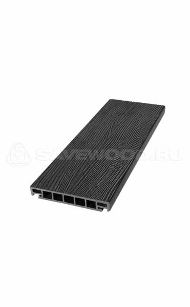 Террасная доска из ДПК SW Salix (S) (R) черный купить в Краснодаре
