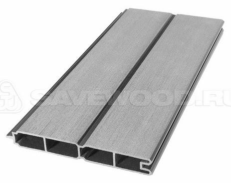 Заборный профиль из ДПК Savewood SW Agger матовый пепельный купить в Краснодаре